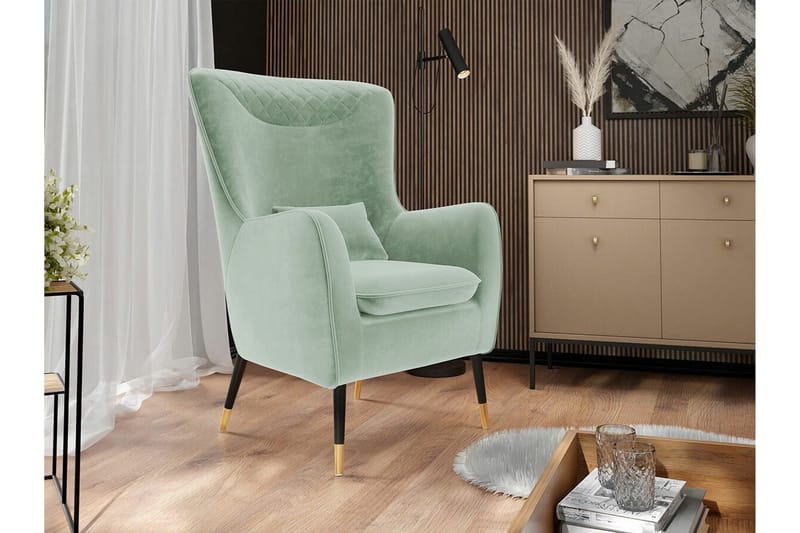 Rushmore Fåtölj Light green/Green/Mint - Möbler - Fåtölj & stolar - Fåtölj
