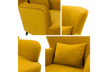 Rushmore Fåtölj Mustard yellow - Möbler - Fåtölj & stolar - Fåtölj