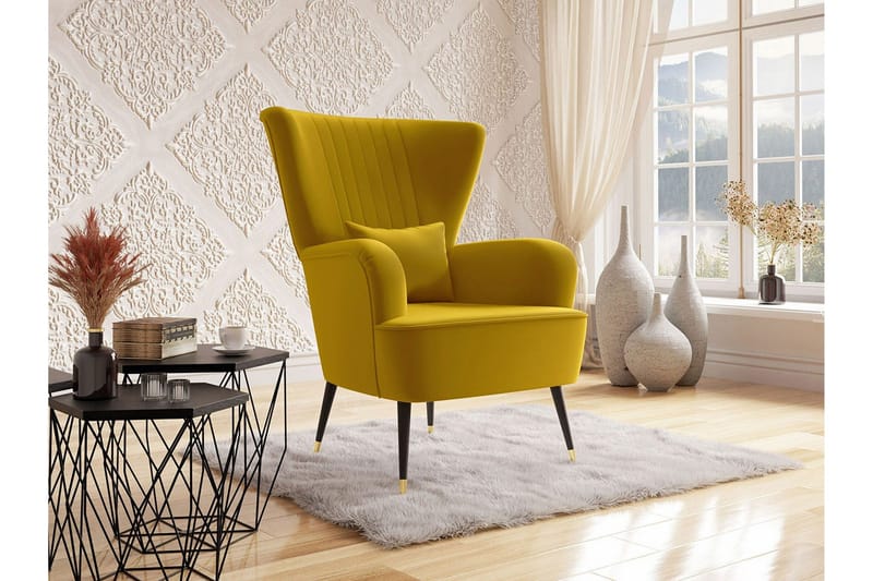 Rushmore Fåtölj Mustard yellow - Möbler - Fåtölj & stolar - Fåtölj