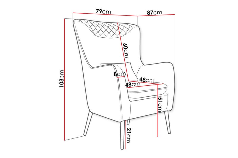 Rushmore Fåtölj Yellow-Green - Möbler - Fåtölj & stolar - Fåtölj