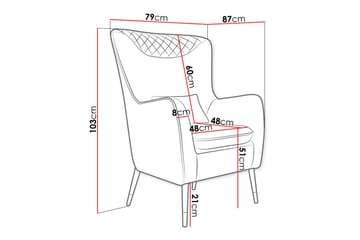 Rushmore Fåtölj Yellow-Green - Möbler - Fåtölj & stolar - Fåtölj