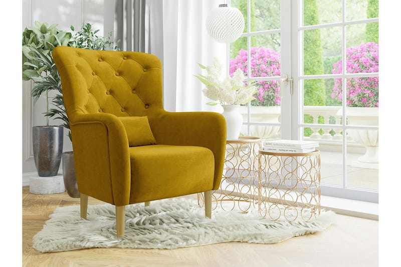 Rushmore Fåtölj Yellow-Green - Möbler - Fåtölj & stolar - Fåtölj