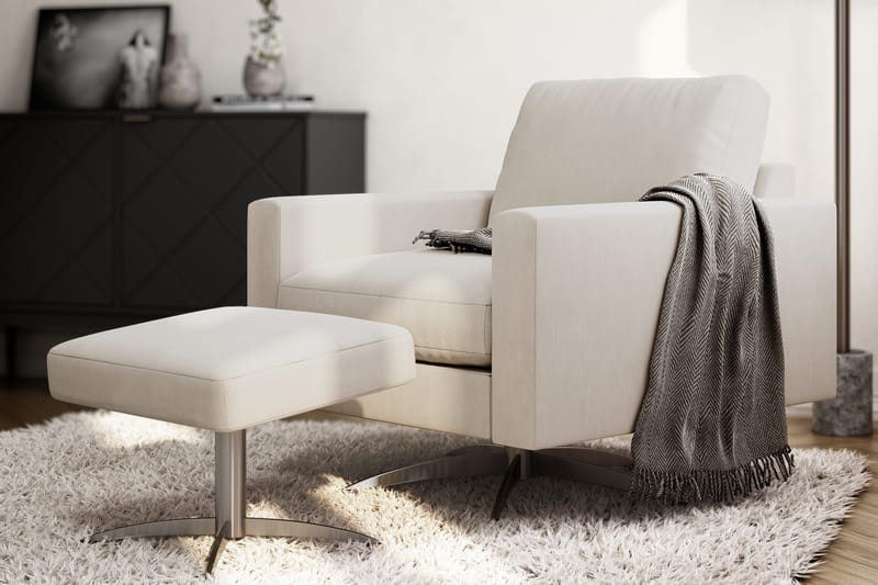 Sabero Fåtölj - Beige/Svart - Möbler - Fåtölj & stolar - Fåtölj