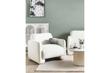 Fåtölj Saland - Vit - Möbler - Fåtölj & stolar - Fåtölj