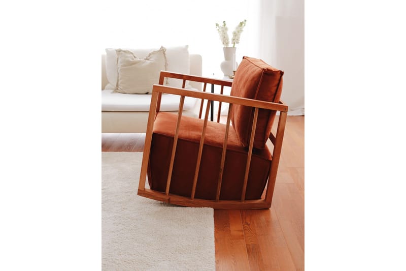 Sallanan Fåtölj - Brun - Möbler - Barnmöbler - Barnstol - Gungstol barn