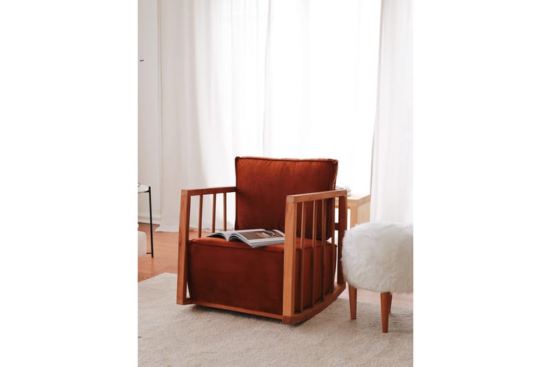 Sallanan Fåtölj - Brun - Möbler - Barnmöbler - Barnstol - Gungstol barn