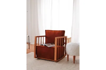 Sallanan Fåtölj - Brun - Möbler - Barnmöbler - Barnstol - Gungstol barn