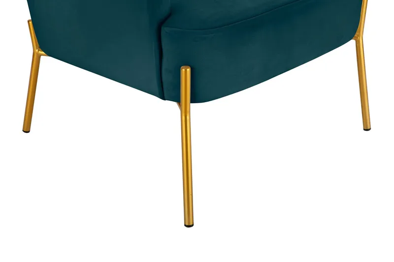 Attapulgus Loungefåtölj - Grön - Möbler - Fåtölj & stolar - Fåtölj - Sammetsfåtölj