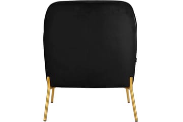 Attapulgus Loungefåtölj - Svart - Möbler - Fåtölj & stolar - Fåtölj - Sammetsfåtölj