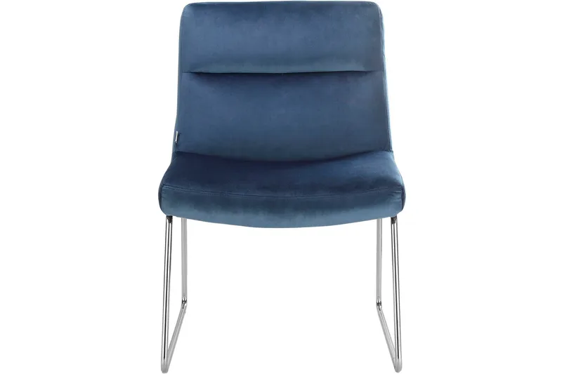 Castlegar Loungefåtölj - Blå - Möbler - Fåtölj & stolar - Fåtölj - Sammetsfåtölj