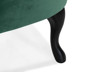 Clubfåtölj Thunia Siss Sammet - Mörkgrön - Möbler - Fåtölj & stolar - Fåtölj - Sammetsfåtölj
