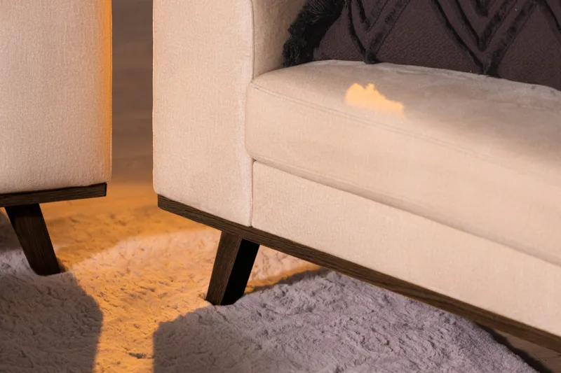 Copenhagen Fåtölj i Sammet - Beige - Möbler - Fåtölj & stolar - Fåtölj - Sammetsfåtölj