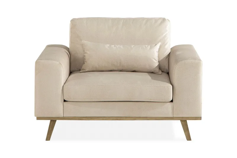 Copenhagen Fåtölj Sammet - Beige - Möbler - Fåtölj & stolar - Fåtölj