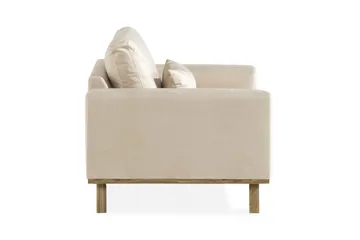 Copenhagen Fåtölj Sammet - Beige - Möbler - Fåtölj & stolar - Fåtölj - Sammetsfåtölj