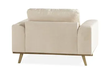 Copenhagen Fåtölj Sammet - Beige - Möbler - Fåtölj & stolar - Fåtölj