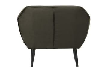 Corollos Sammetsfåtölj - Varm Grön - Möbler - Fåtölj & stolar - Fåtölj