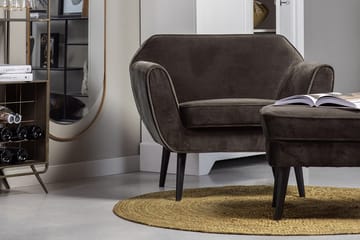 Corollos Sammetsfåtölj - Varm Grön - Möbler - Fåtölj & stolar - Fåtölj