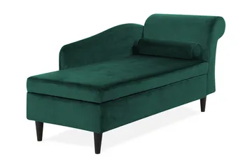 Espie Schäslong Höger Sammet - Grön - Möbler - Fåtölj & stolar - Fåtölj - Sammetsfåtölj