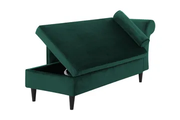 Espie Schäslong Höger Sammet - Grön - Möbler - Fåtölj & stolar - Fåtölj - Sammetsfåtölj