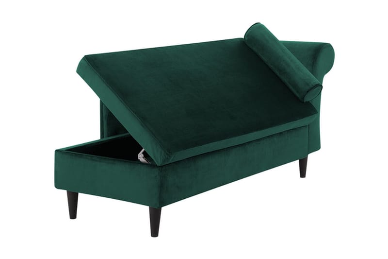 Espie Schäslong Höger Sammet - Grön - Möbler - Fåtölj & stolar - Fåtölj - Sammetsfåtölj