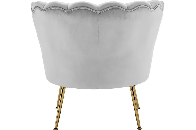 Fållinge Loungefåtölj - Grå - Möbler - Fåtölj & stolar - Fåtölj - Sammetsfåtölj