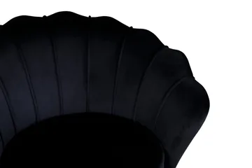 Fåtölj Calais - Svart - Möbler - Fåtölj & stolar - Fåtölj - Sammetsfåtölj