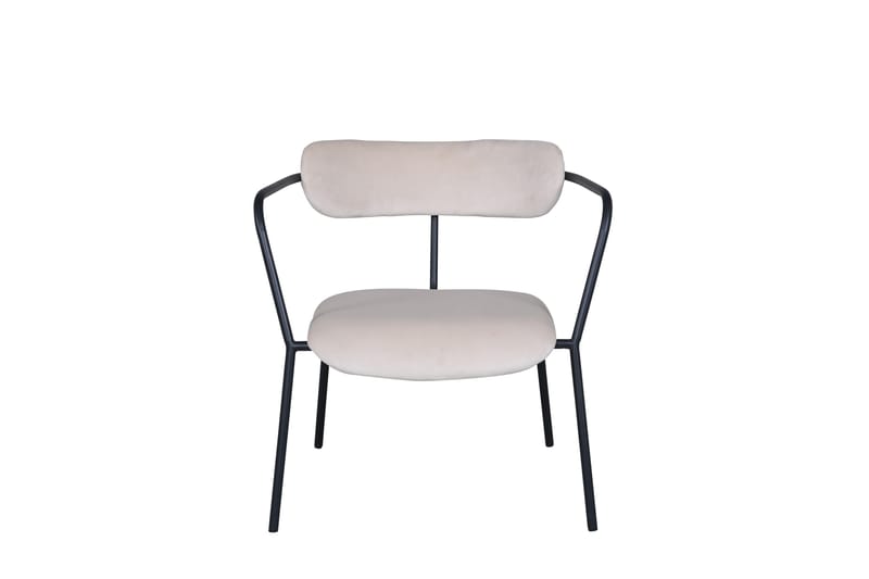 Fåtölj Duffy - Beige - Möbler - Fåtölj & stolar - Fåtölj - Sammetsfåtölj