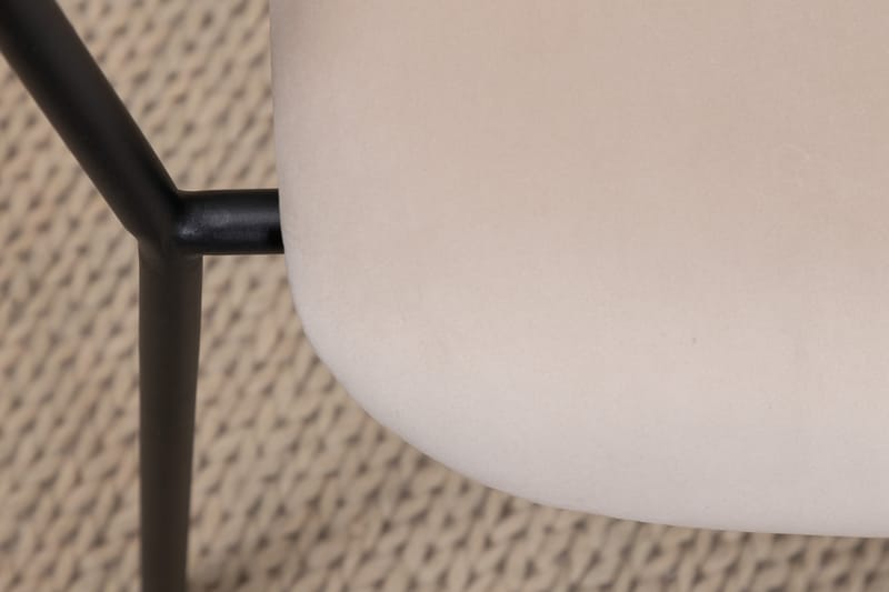 Fåtölj Duffy - Beige - Möbler - Fåtölj & stolar - Fåtölj - Sammetsfåtölj