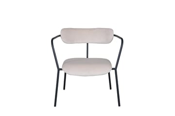 Fåtölj Duffy - Beige - Möbler - Fåtölj & stolar - Fåtölj - Sammetsfåtölj