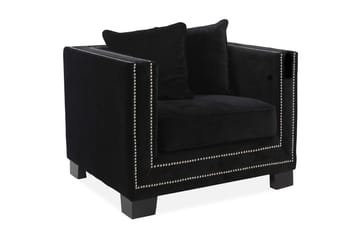 Henrika Fåtölj - Viol - Möbler - Fåtölj & stolar - Fåtölj - Sammetsfåtölj