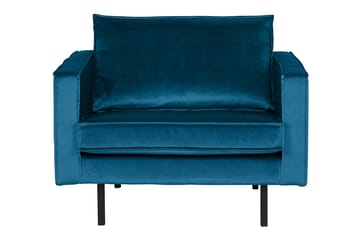 Lissbon Sammetsfåtölj - Blå - Möbler - Fåtölj & stolar - Fåtölj - Sammetsfåtölj
