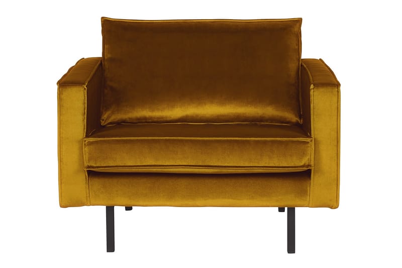 Lissbon Sammetsfåtölj, Ockra