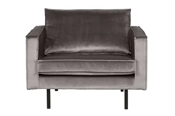 Lissbon Sammetsfåtölj - Taupe - Möbler - Fåtölj & stolar - Fåtölj - Sammetsfåtölj