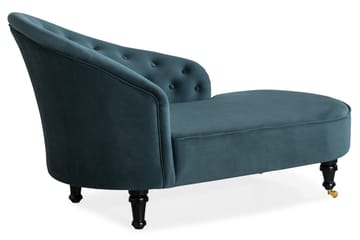 Schäslong Thunia Classic Sammet - Blågrön - Möbler - Fåtölj & stolar - Fåtölj - Sammetsfåtölj