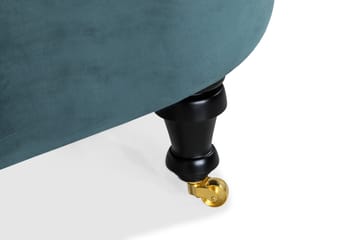 Schäslong Thunia Classic Sammet - Blågrön - Möbler - Fåtölj & stolar - Fåtölj - Sammetsfåtölj