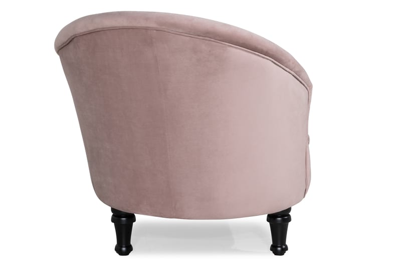 Schäslong Thunia Classic Sammet - Ljusrosa - Möbler - Fåtölj & stolar - Fåtölj - Sammetsfåtölj