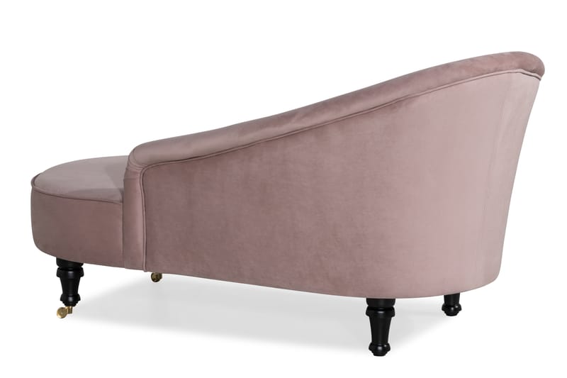 Schäslong Thunia Classic Sammet - Ljusrosa - Möbler - Fåtölj & stolar - Fåtölj - Sammetsfåtölj