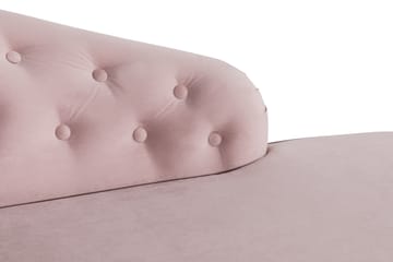 Schäslong Thunia Classic Sammet - Ljusrosa - Möbler - Fåtölj & stolar - Fåtölj - Sammetsfåtölj
