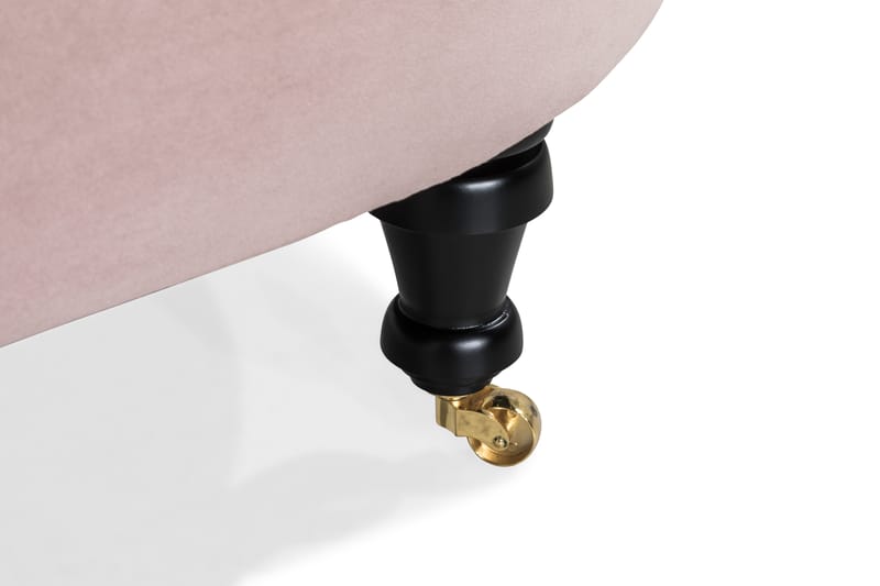 Schäslong Thunia Classic Sammet - Ljusrosa - Möbler - Fåtölj & stolar - Fåtölj - Sammetsfåtölj