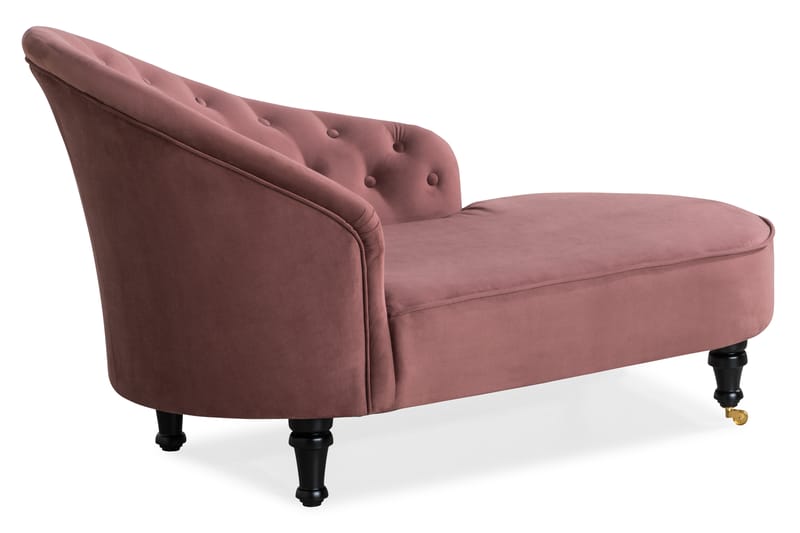 Schäslong Thunia Classic Sammet - Rostrosa - Möbler - Fåtölj & stolar - Fåtölj - Sammetsfåtölj