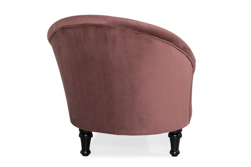 Schäslong Thunia Classic Sammet - Rostrosa - Möbler - Fåtölj & stolar - Fåtölj - Sammetsfåtölj