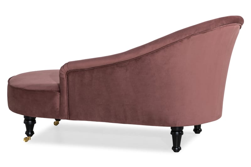 Schäslong Thunia Classic Sammet - Rostrosa - Möbler - Fåtölj & stolar - Fåtölj - Sammetsfåtölj