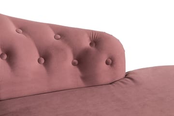 Schäslong Thunia Classic Sammet - Rostrosa - Möbler - Fåtölj & stolar - Fåtölj - Sammetsfåtölj