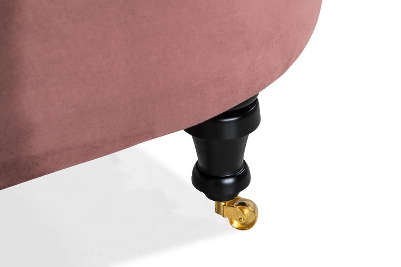 Schäslong Thunia Classic Sammet - Rostrosa - Möbler - Fåtölj & stolar - Fåtölj - Sammetsfåtölj