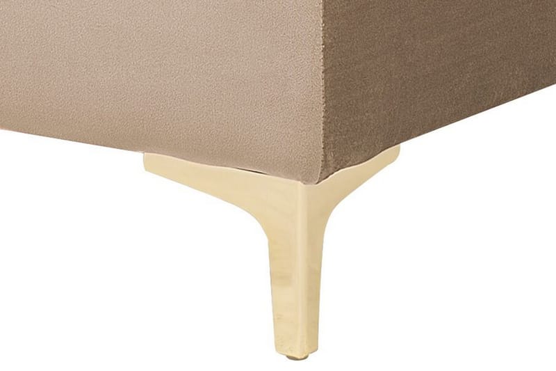 Schäslong Westerleigh Sammet - Beige - Möbler - Fåtölj & stolar - Fåtölj - Sammetsfåtölj