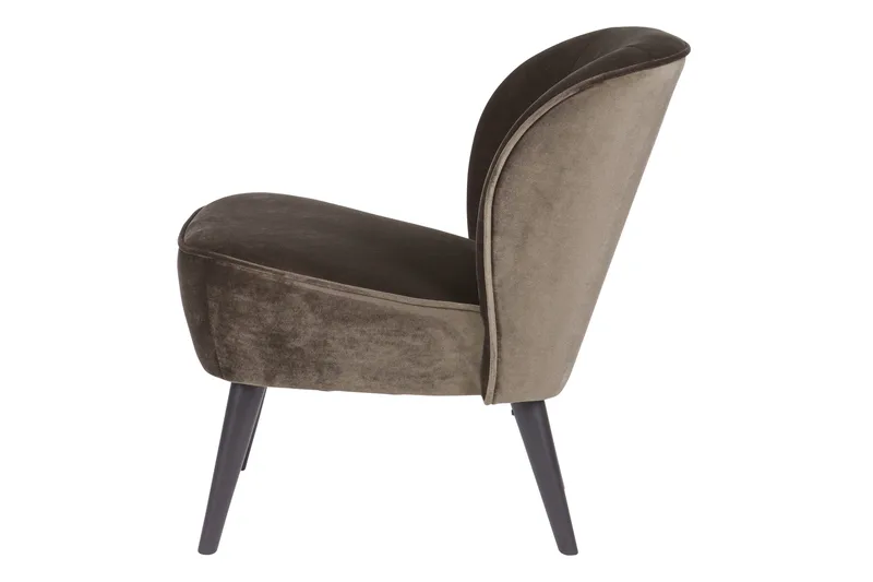 Serra Fåtölj - Grön - Möbler - Fåtölj & stolar - Fåtölj - Sammetsfåtölj