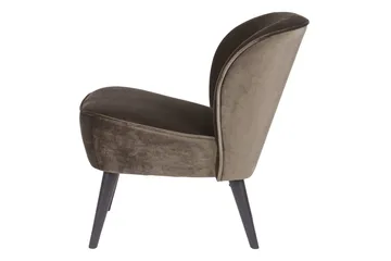 Serra Fåtölj - Grön - Möbler - Fåtölj & stolar - Fåtölj - Sammetsfåtölj