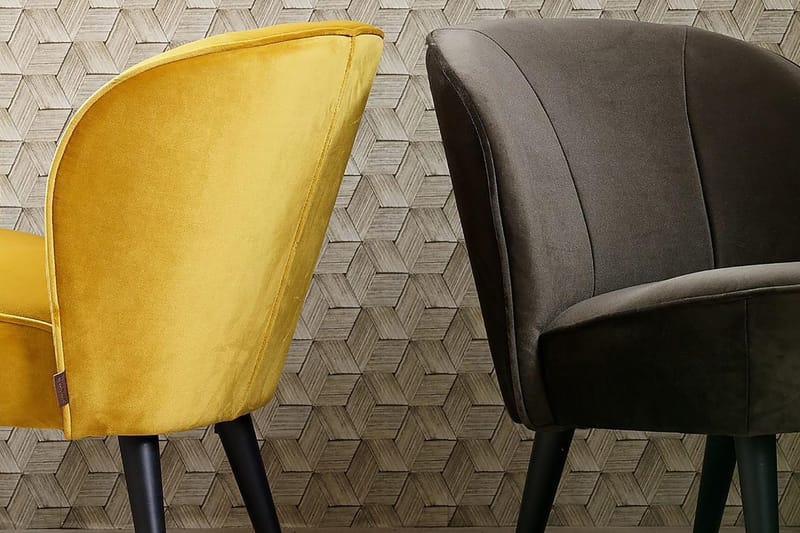 Serra Fåtölj - Ockra - Möbler - Fåtölj & stolar - Fåtölj - Sammetsfåtölj