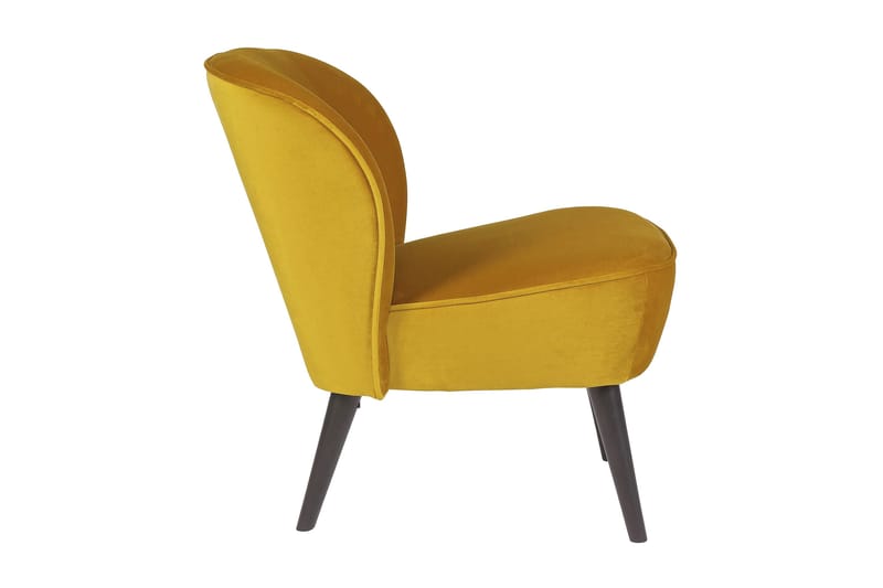 Serra Fåtölj - Ockra - Möbler - Fåtölj & stolar - Fåtölj - Sammetsfåtölj