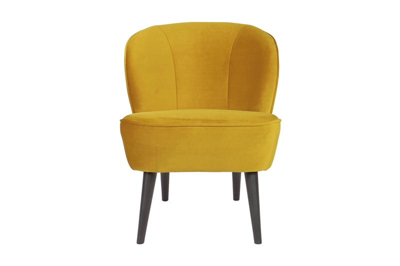 Serra Fåtölj - Ockra - Möbler - Fåtölj & stolar - Fåtölj - Sammetsfåtölj